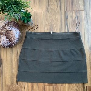 Olive Green Mini Skirt